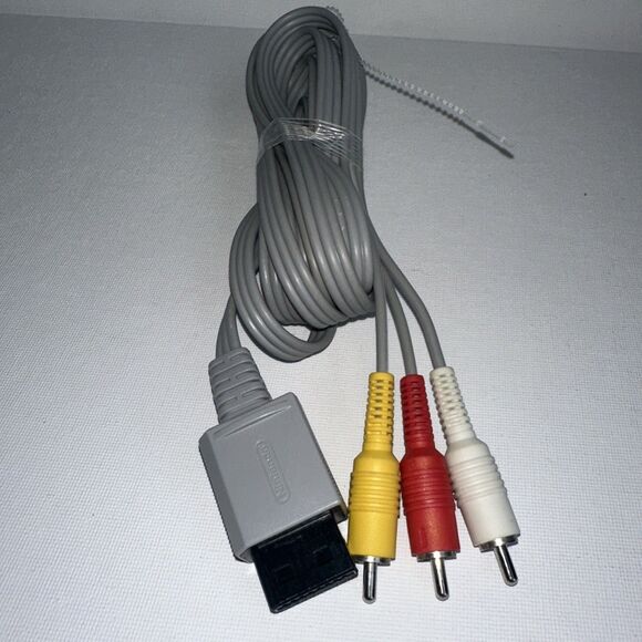 Nintendo Wii Replacement AV Cable Composite Video Audio Cord - Picture 10 of 16